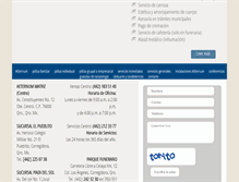 Tablet Screenshot of funerariaeternum.com